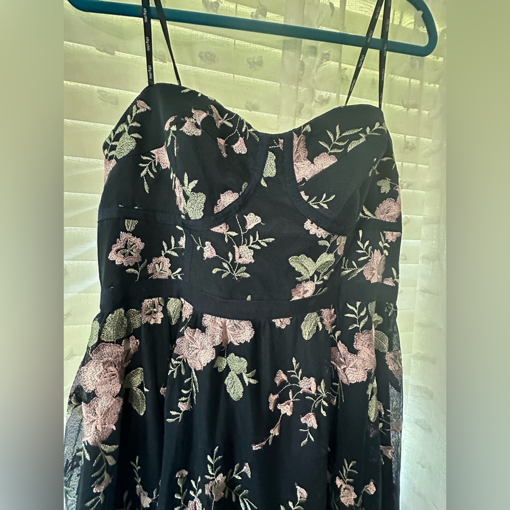 City Chic strapless floral dress, "Aphrodite" XS (14)